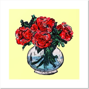 Red Roses Posters and Art